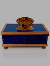 Oiseau mécanique - Boite à Musique en Lapis Lazuli - REUGE