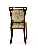 Louis Majorelle - Salon Art Nouveau - 4 chaises art nouveau - circa 1900 - 1910 - vue arriere