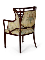 Louis Majorelle - Salon Art Nouveau - fauteuil art nouveau - circa 1900 - 1910 - vue 3/4 arriere