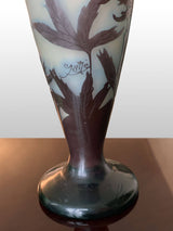 Gallé - Grand vase gallé du début du XXème siècle - 51 cm
