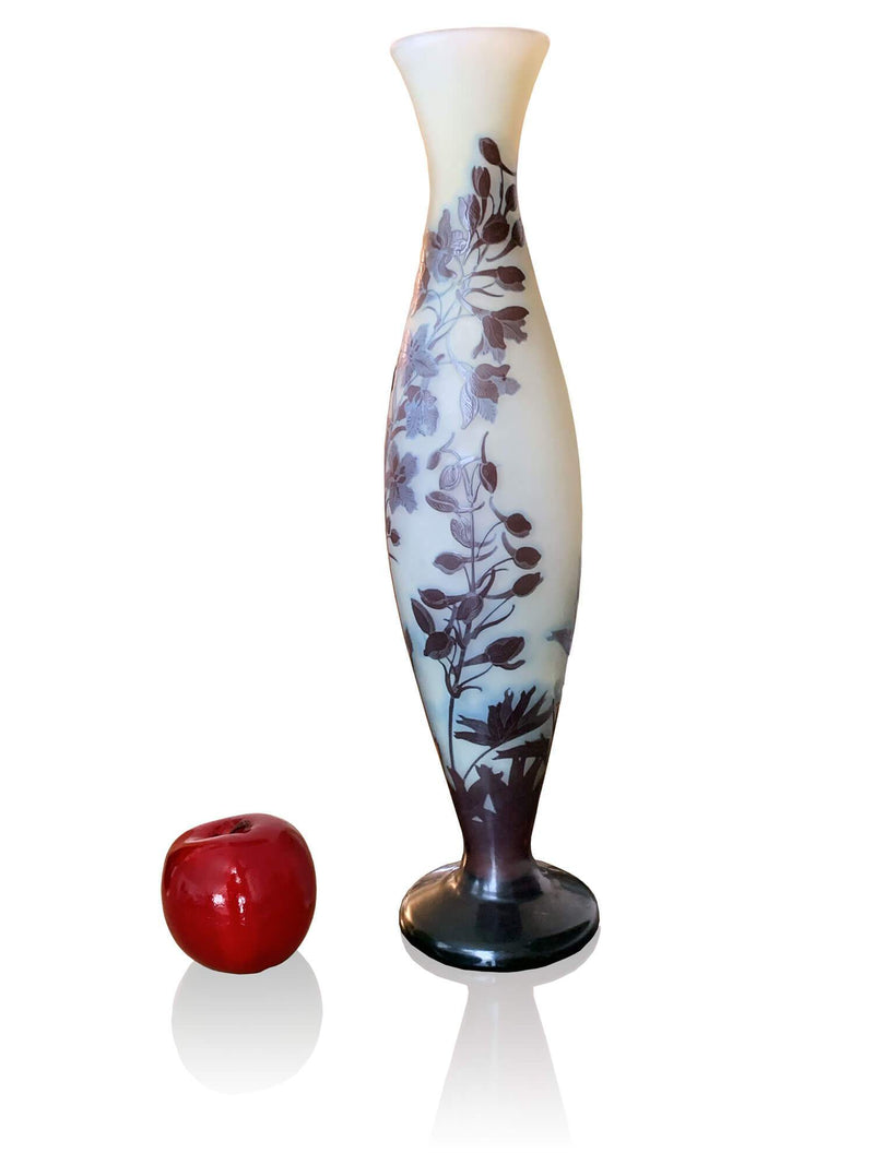 Gallé - Grand vase gallé du début du XXème siècle - 51 cm