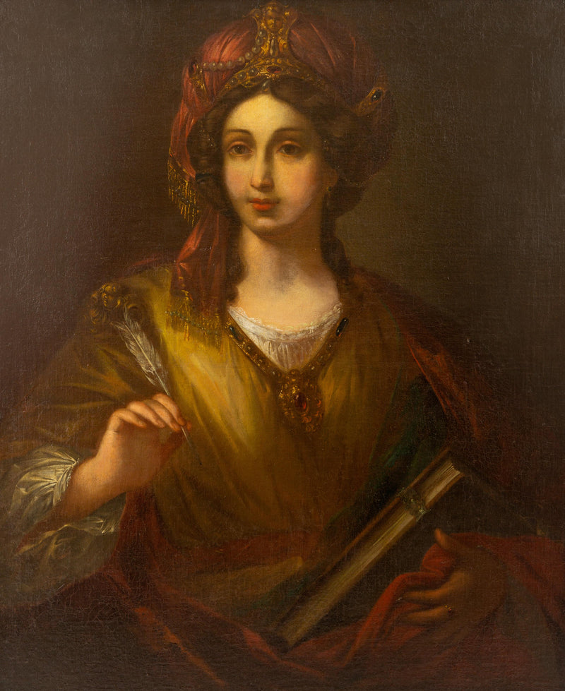 Sibylle à la plume - attribué à Vincenzo DANDINI (1607 - 1675)