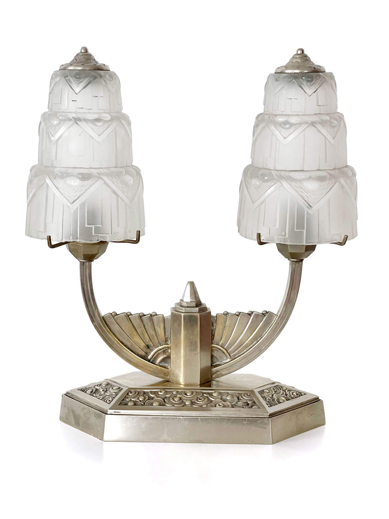 Lampe ART DECO à double fontaine - Circa 1930