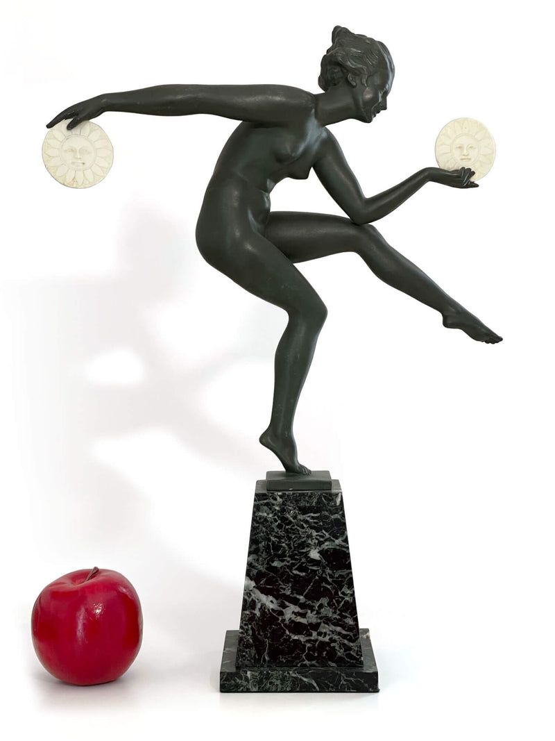 Sculpture Danseuse Payenne Grand Modèle - signée Derenne (par Max Le Verrier)