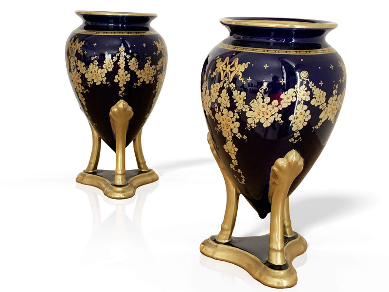 Paire de Vase ART DECO - Gustave ASCH (1856 - 1911)