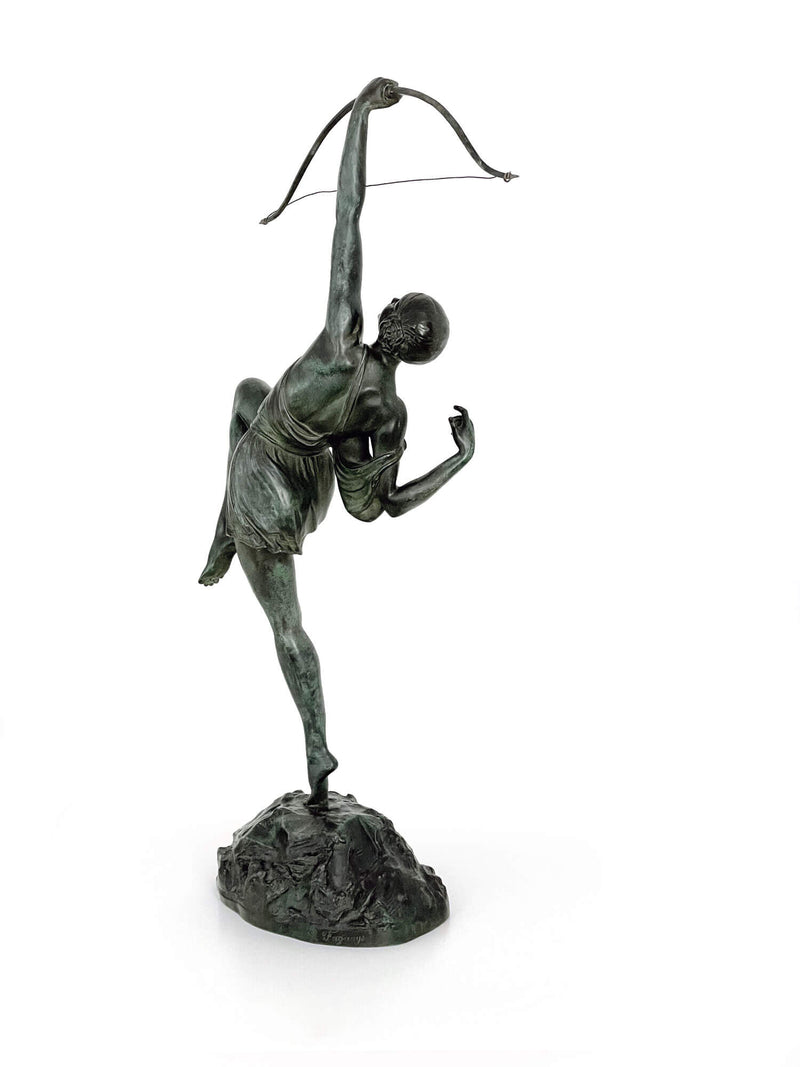 Bronze de Pierre Le Fagays (1892-1962) - Diane Chasseresse