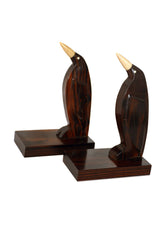 Serre Livre ART DECO - Pingouins en Macassar - www.galerieflorentine.com