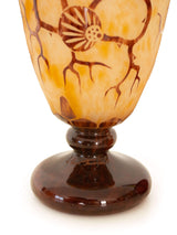 Vase aux coquillages - Le Verre Français - Charles Schneider vers 1925