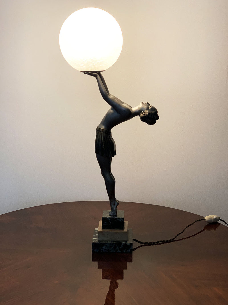 La Danseuse - Lampe ART DECO - Ballesti - galerie florentine