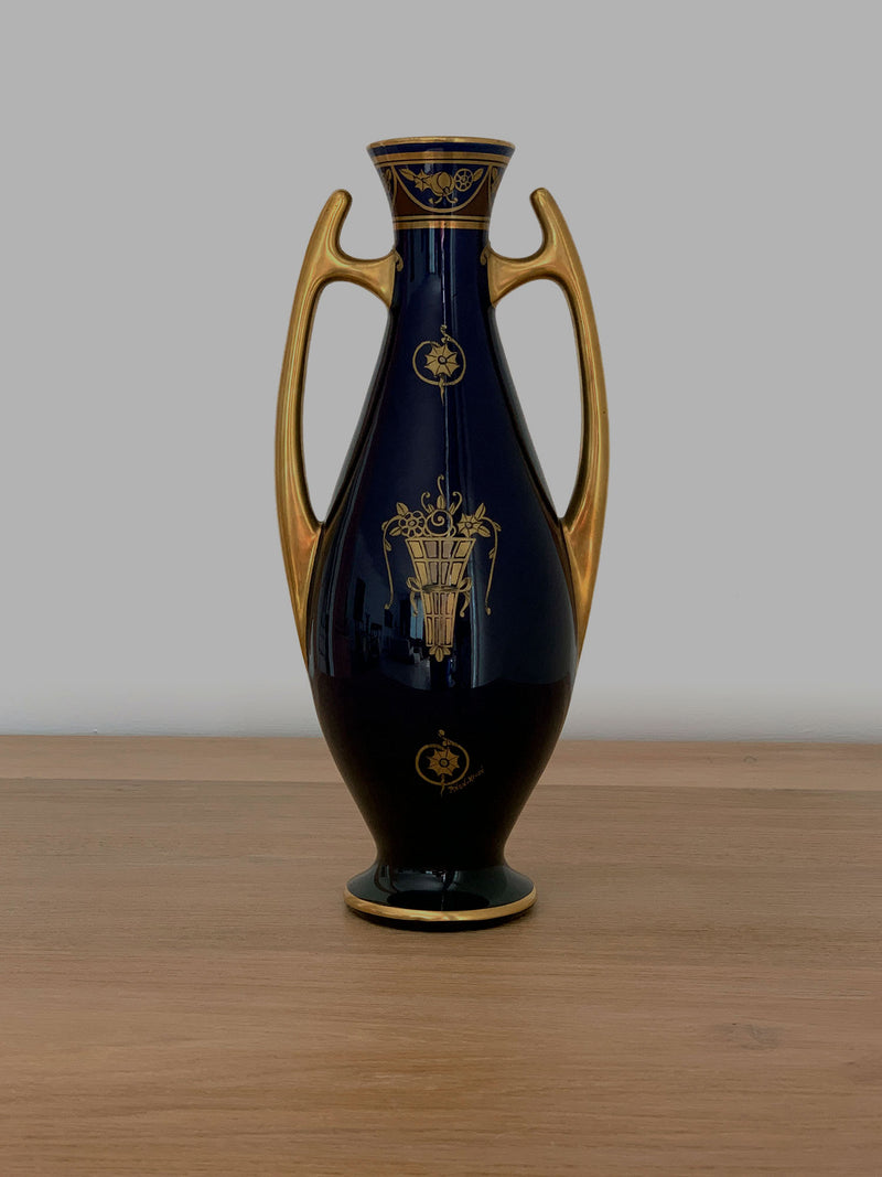 Vase double anses ART DECO - PINON-HEUZÉ à Tours (env. 1930)